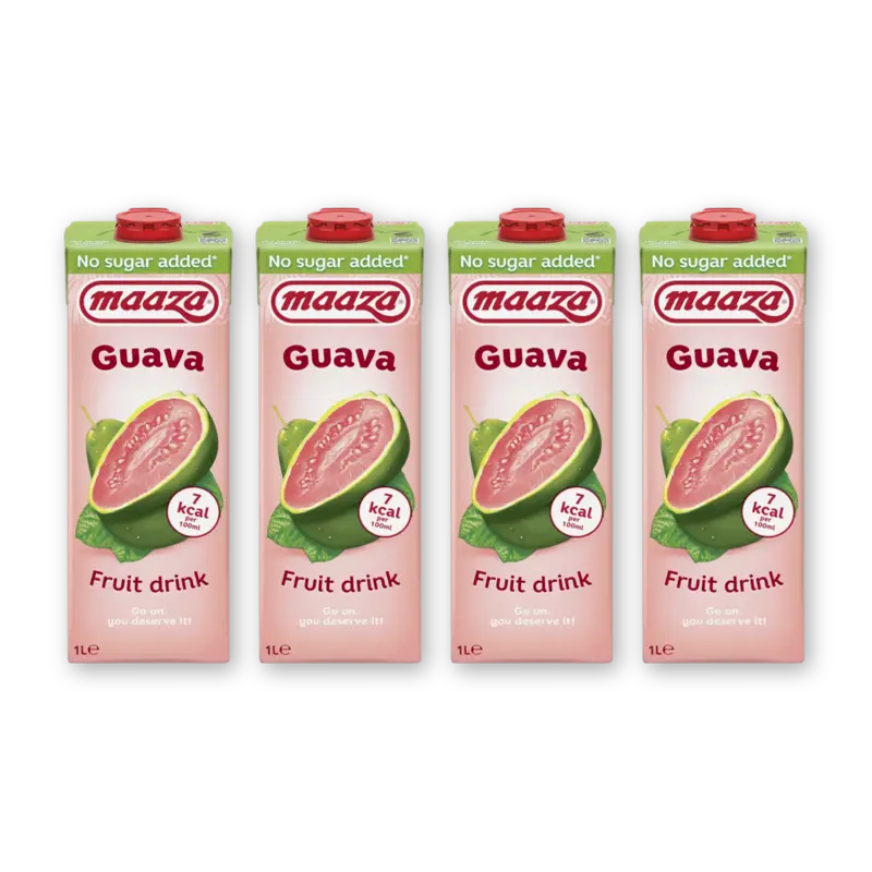 Guave fruit drink no sugar added 4-pack