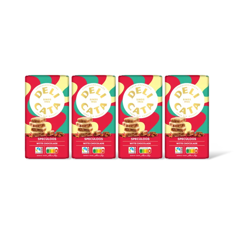 Wit met speculoosvulling 4-pack