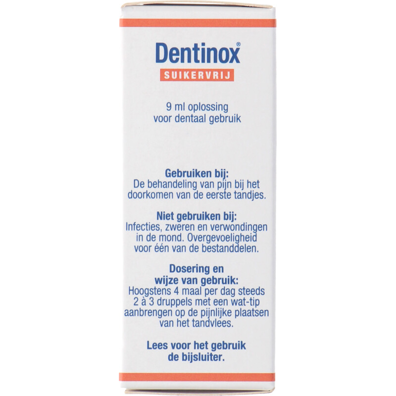 Een afbeelding van Dentinox Oplossing voor dentaal gebruik