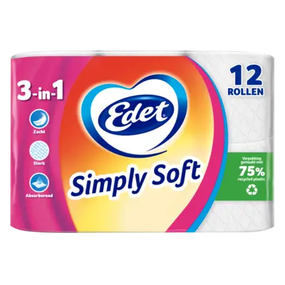 pdp-image-Edet Simply soft 3-in-1 toiletpapier