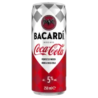 Bacardi Rum Mixed with Coca-Cola