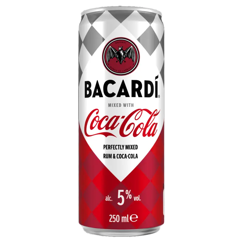 Bacardi Rum Mixed with Coca-Cola