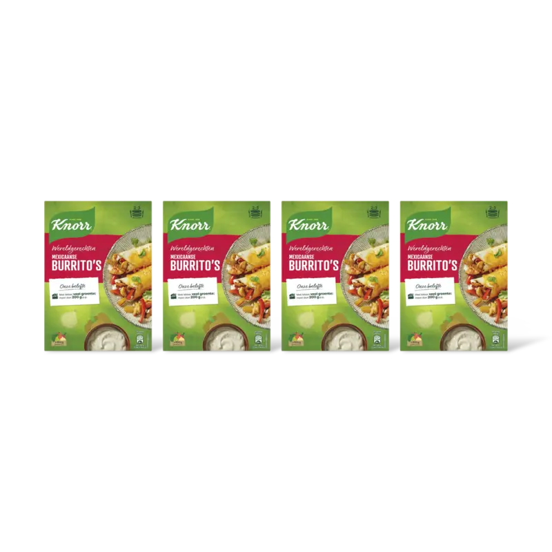 Knorr Mexicaanse burritos 4-pack