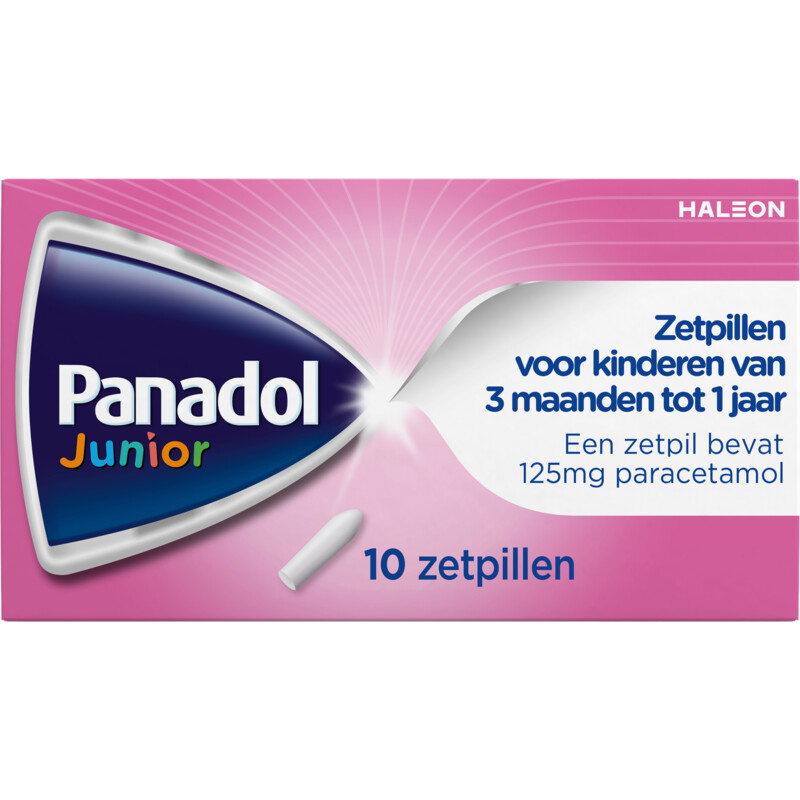 Een afbeelding van Panadol Junior 125mg zetpillen