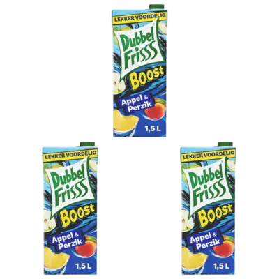 pdp-image-DubbelFrisss Boost Appel-Perzik 3-pack