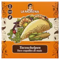 La Morena Tacoschelpen naturel