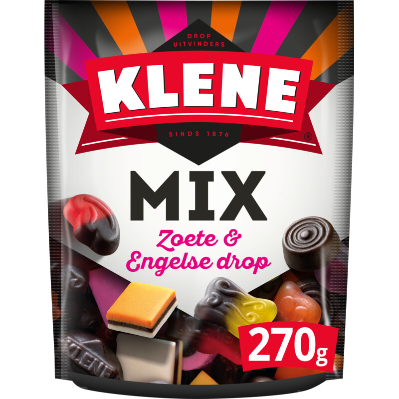 Een afbeelding van Klene Mix zoete & Engelse drop