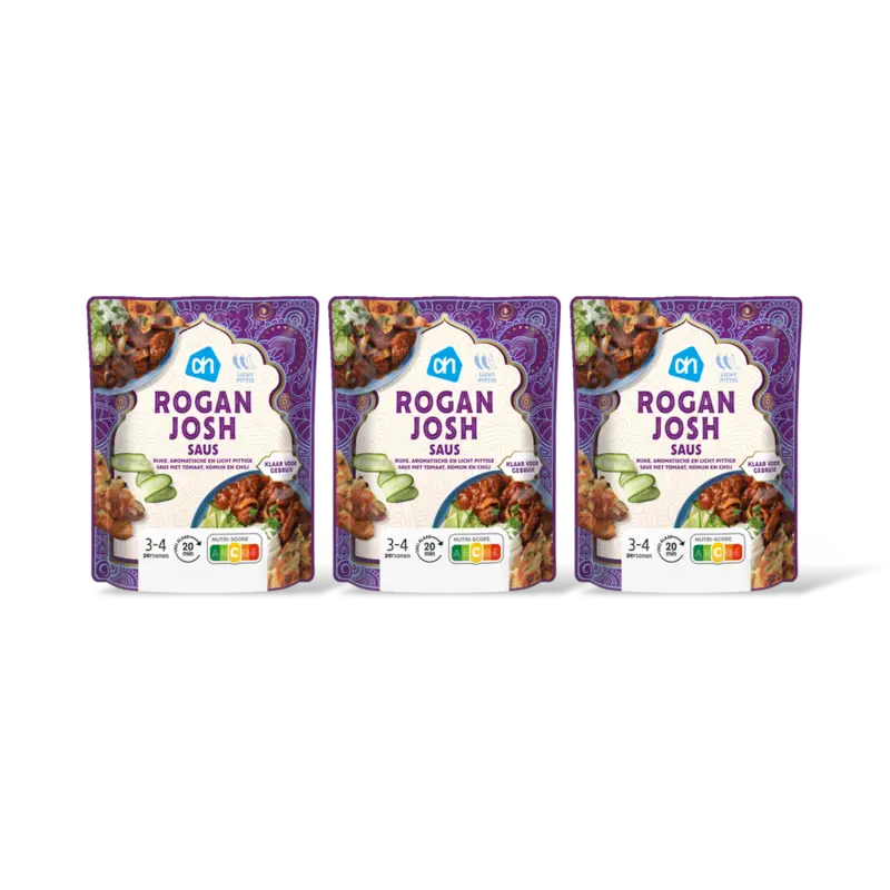 AH Rogan josh saus 3-pack