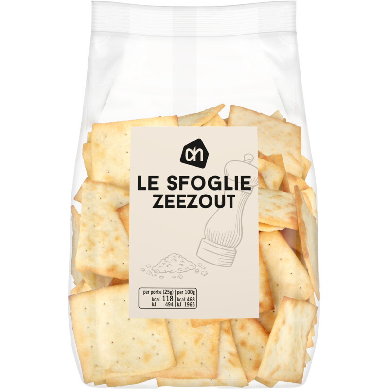 Een afbeelding van AH Le sfoglie zeezout