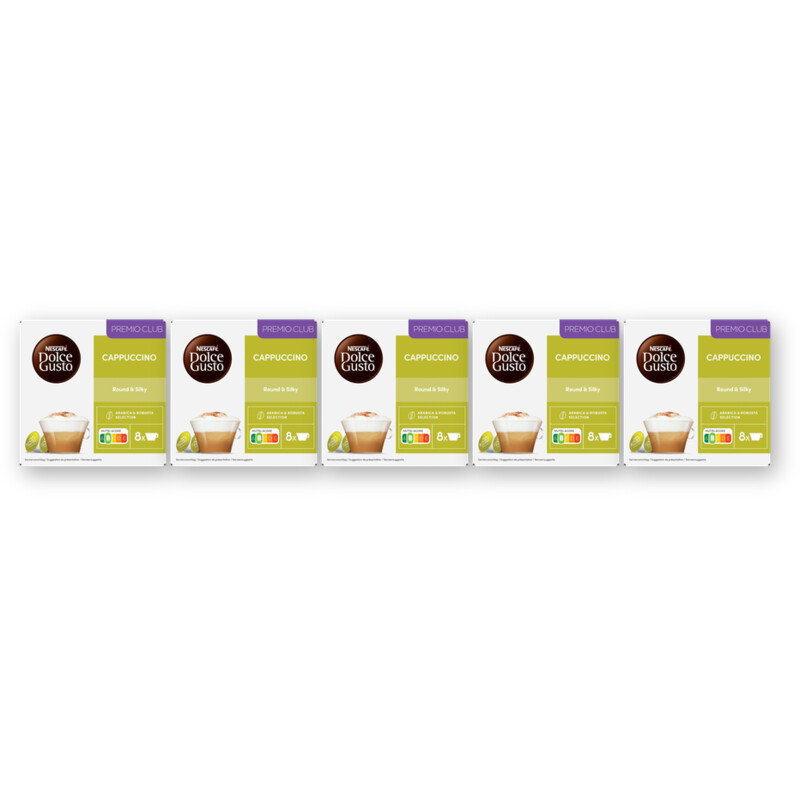 Nescafé Dolce Gusto Cappuccino capsules 5-pack