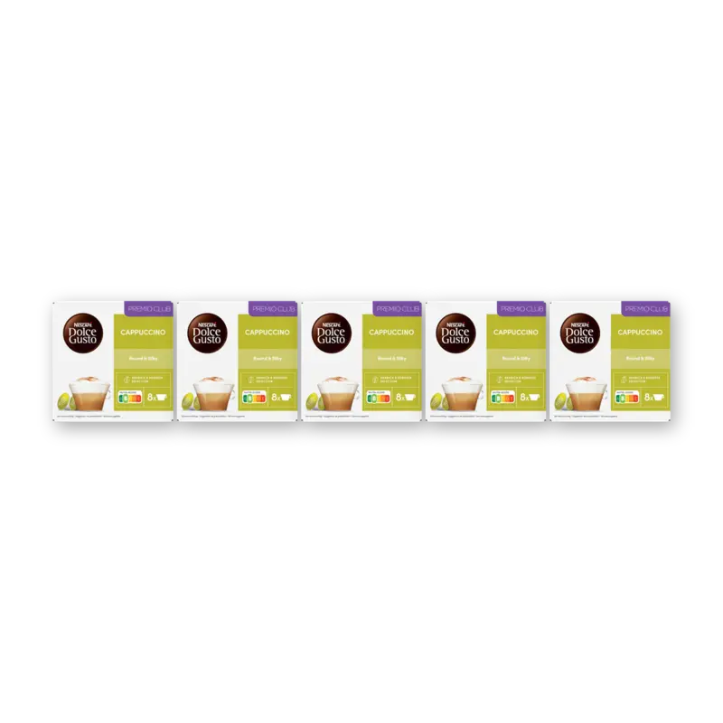 Nescafé Dolce Gusto Cappuccino capsules 5-pack
