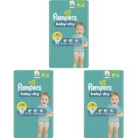 Een afbeelding van Pampers Baby dry luiers maat 7 4-pack
