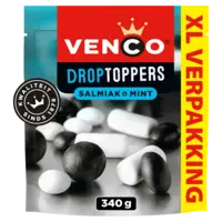 Venco Droptoppers salmiak & mint voordeelpak