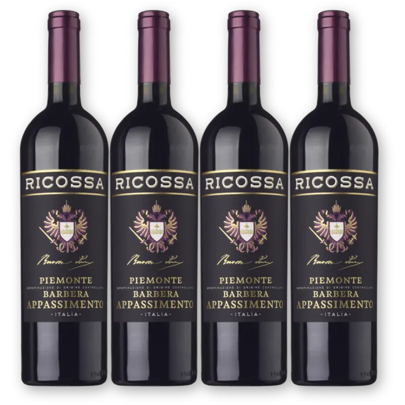 Ricossa Ricossa Barbera Appass. 4 flessen