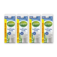 Campina Halfvolle melk voordeelverpakking 4-pack