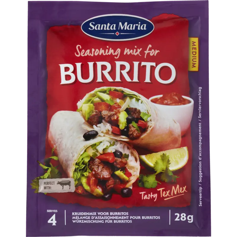 Santa Maria Kruidenmix burrito