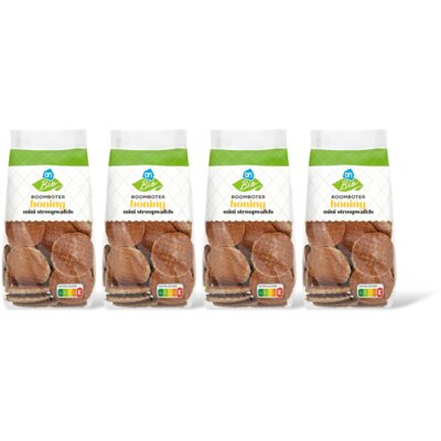 pdp-image-AH Biologisch Roomboter honing mini stroopwafels 4-pck