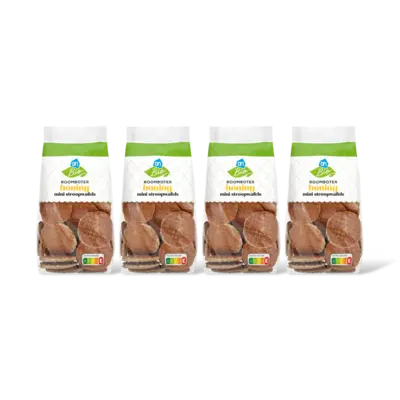 pdp-image-AH Biologisch Roomboter honing mini stroopwafels 4-pck