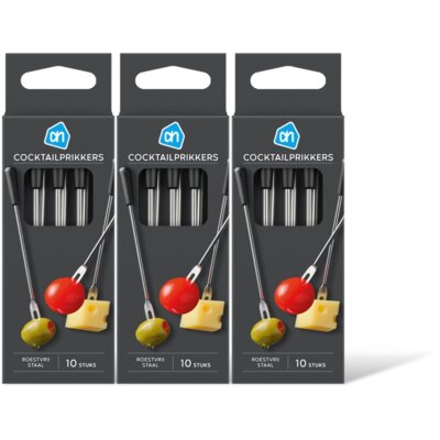 pdp-image-AH Cocktailprikkers roestvrijstaal 3-pack