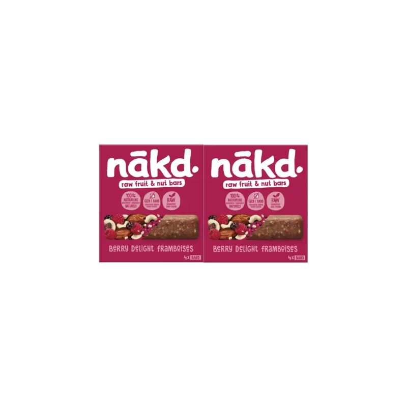 Nakd Berry delight bars 2-pack