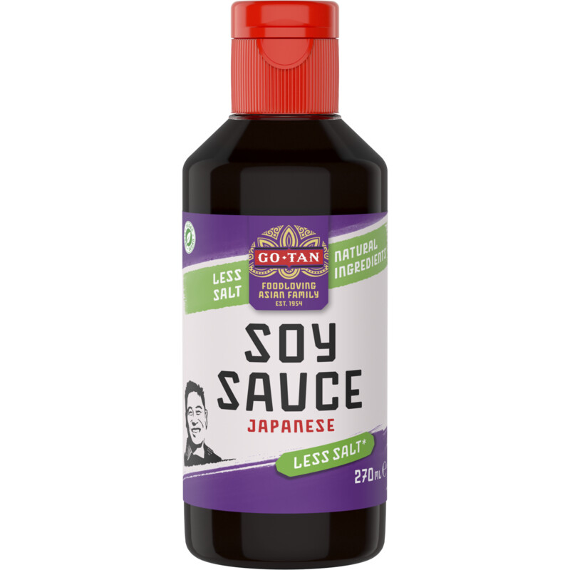 Go-Tan Soy sauce Japanese less salt