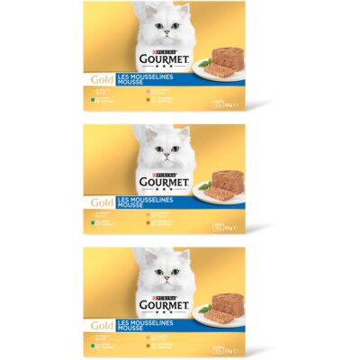 pdp-image-Gourmet Gold mousse kip zalm niertjes konijn 3pk