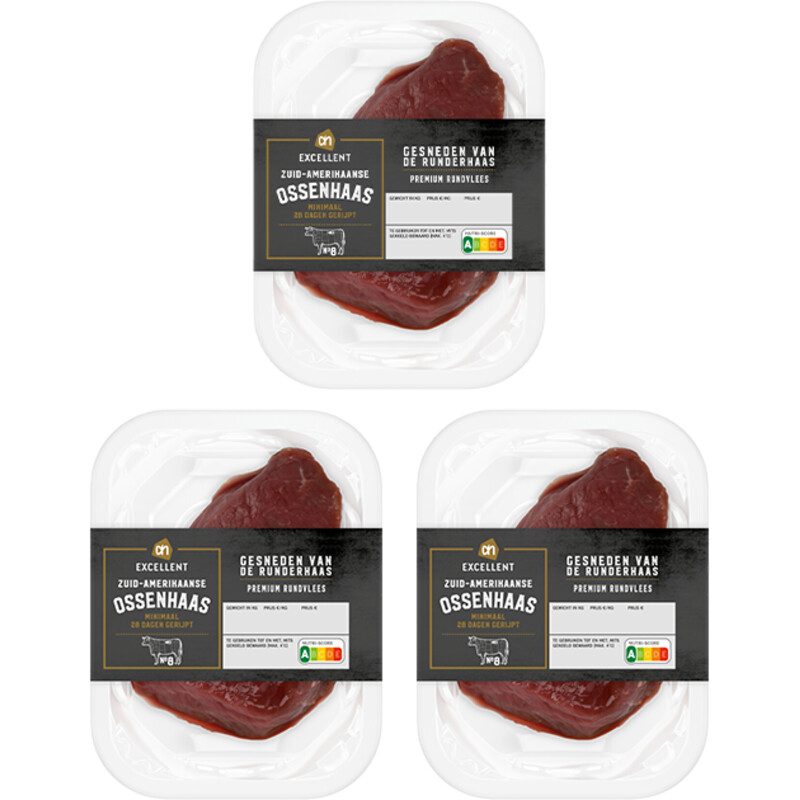 Een afbeelding van AH Excellent ossenhaas 3-pack