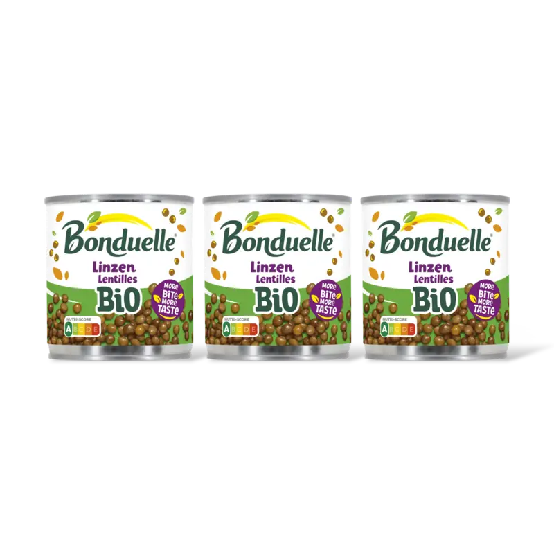 Bonduelle Bonduelle Linzen bio 3-pack