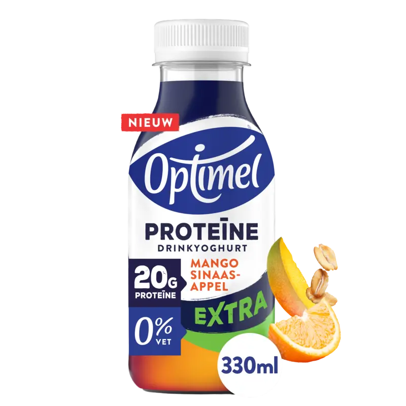 Proteïne Extra Drinkyoghurt Mango Sinaasappel 0% Vet 330ML
