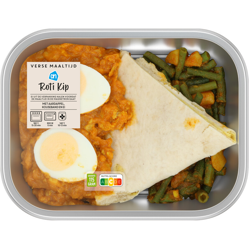 AH Verse maaltijd roti kip
