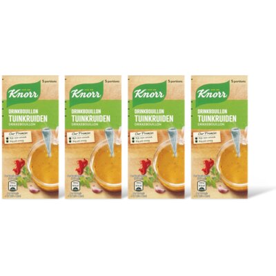 pdp-image-Knorr Drinkbouillon tuinkruiden 4-pack