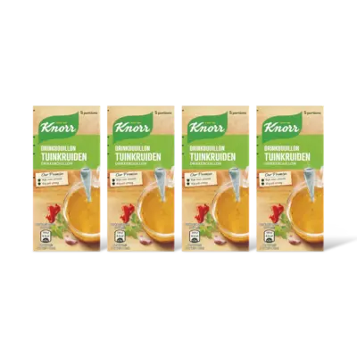 pdp-image-Knorr Drinkbouillon tuinkruiden 4-pack
