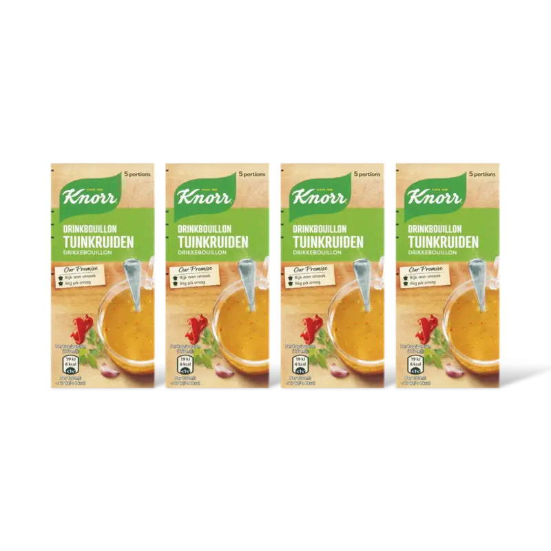 Drinkbouillon tuinkruiden 4-pack