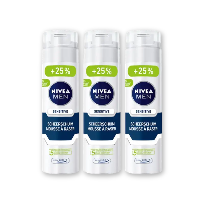 Men sens scheerschuim met kamille 3-pack