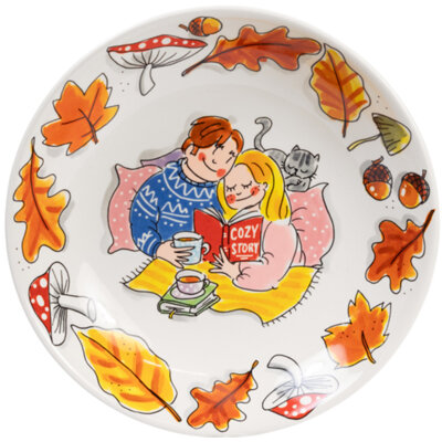 pdp-image-Blond Amsterdam Diep bord cozy days 23cm