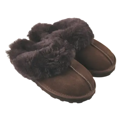 pdp-image-Greyhound Suede slof dames donkerbruin maat 36-37