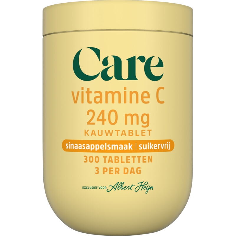 Een afbeelding van Care Vitamine C kauwtabletten sinaasappel