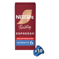 Nescafe Roastery espresso light decafe capsules