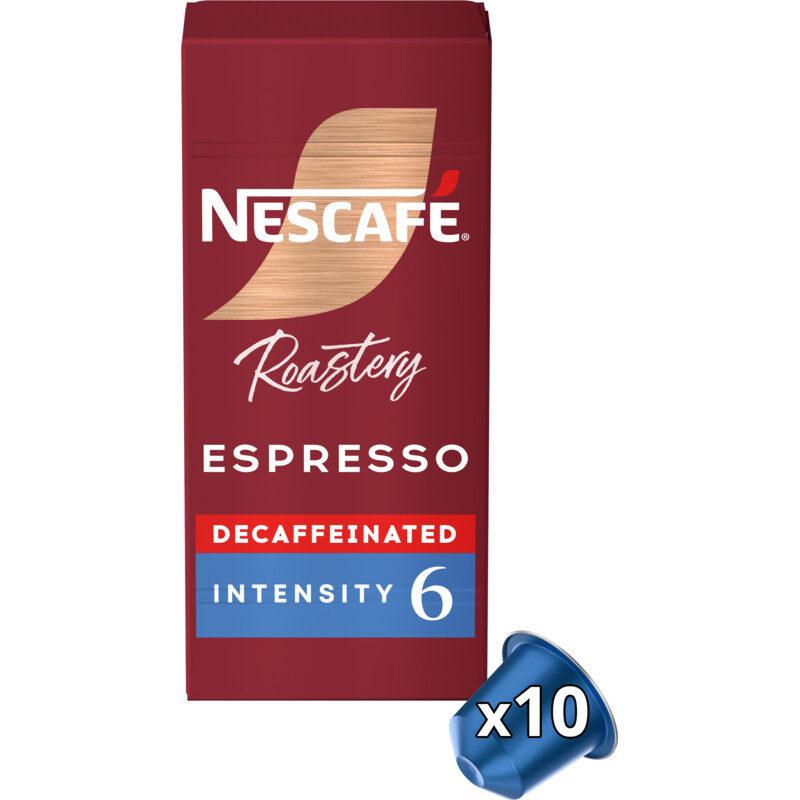 Nescafe Roastery espresso light decafe capsules