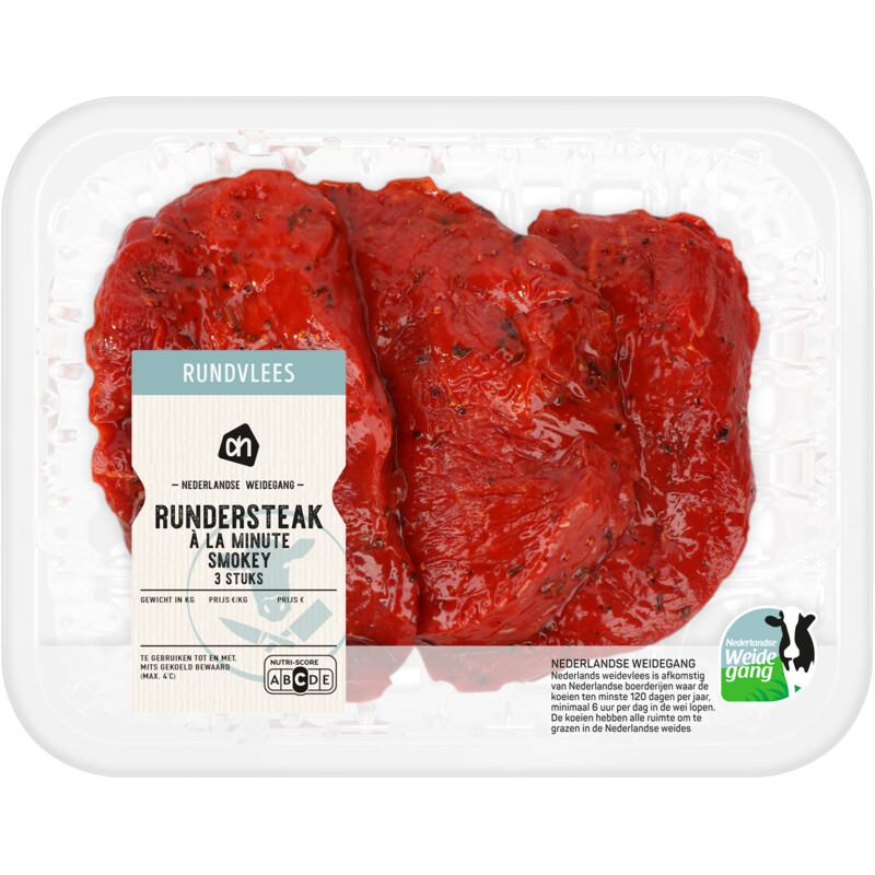 Een afbeelding van AH Rundersteak à la minute smokey