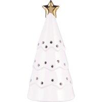 Een afbeelding van AH Excellent Windlicht boompje wit LED