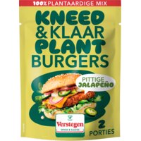 Een afbeelding van Verstegen Kneed & klaar plantburgers jalapeno