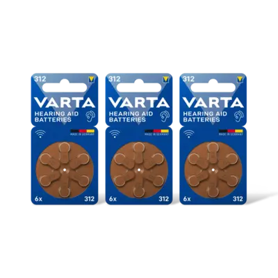 pdp-image-Varta Hearing aid batteries 312 3-pack