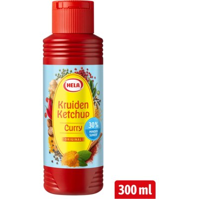 pdp-image-Hela Kruiden ketchup curry 30% minder suiker