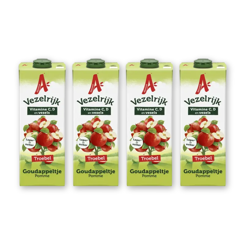Goudappeltje troebel 4-pack
