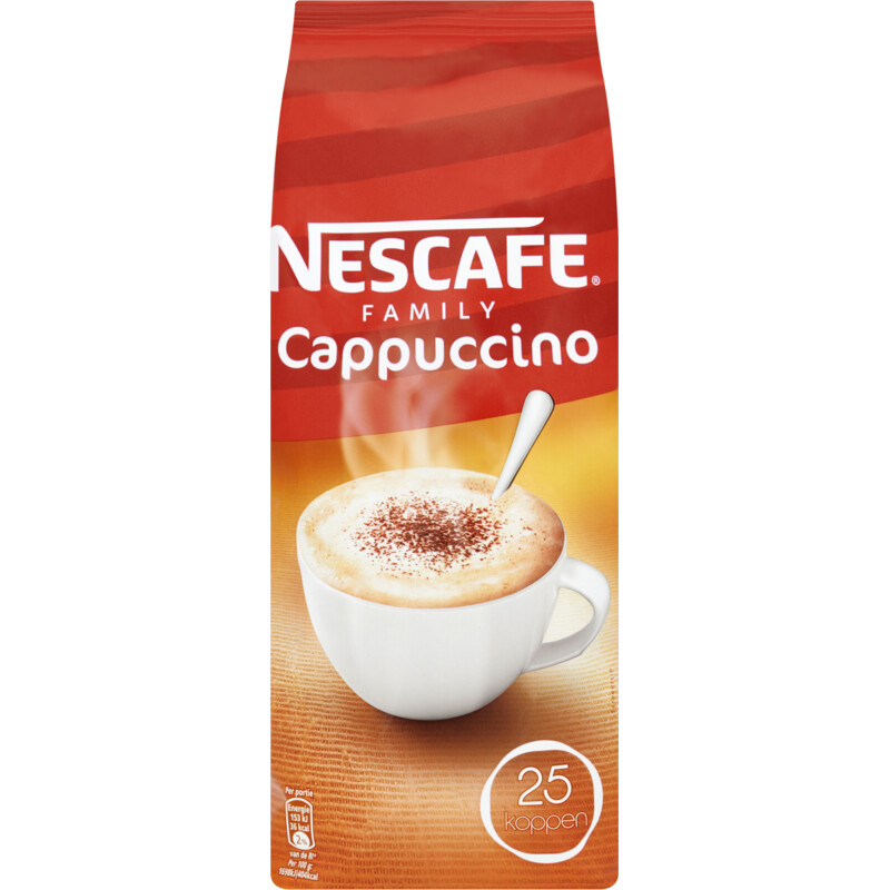 Een afbeelding van Nescafé Family cappuccino oploskoffie