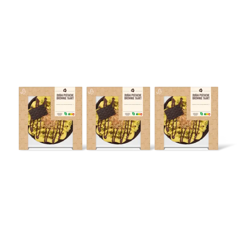 AH Dubai pistache brownie taart 3-pack