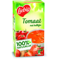 Een afbeelding van Liebig Tomatensoep met balletjes bel