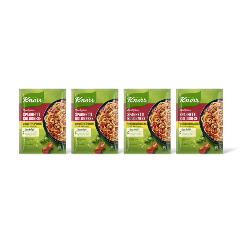 Knorr Maaltijdmix spaghetti bolognese 4pack