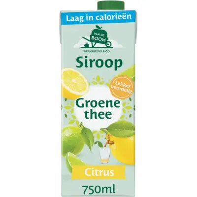 pdp-image-Sample Van de Boom groene thee citrus siroop
